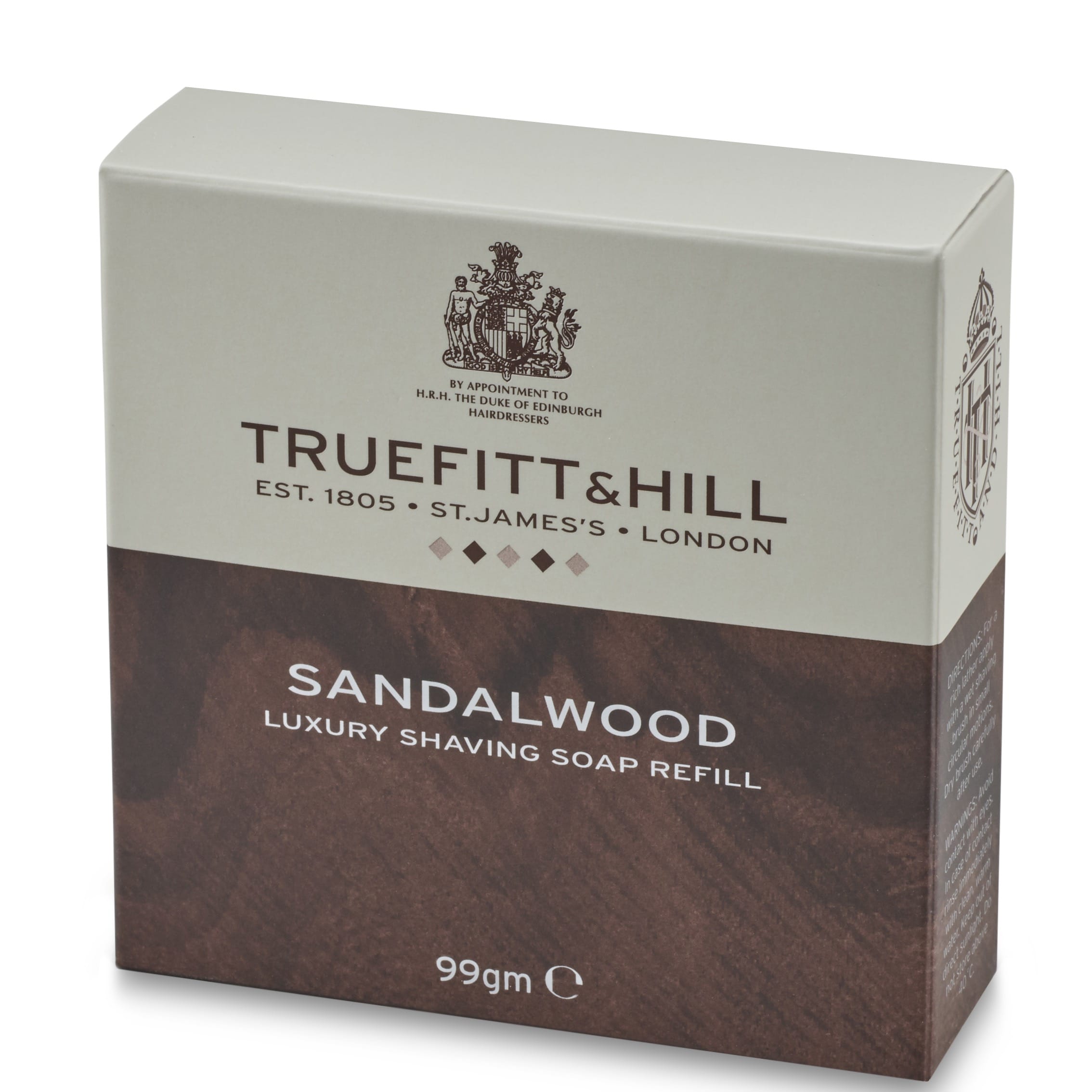 Truefitt Hill Scheerzeep refill Sandalwood - 2.1 - TH-01807
