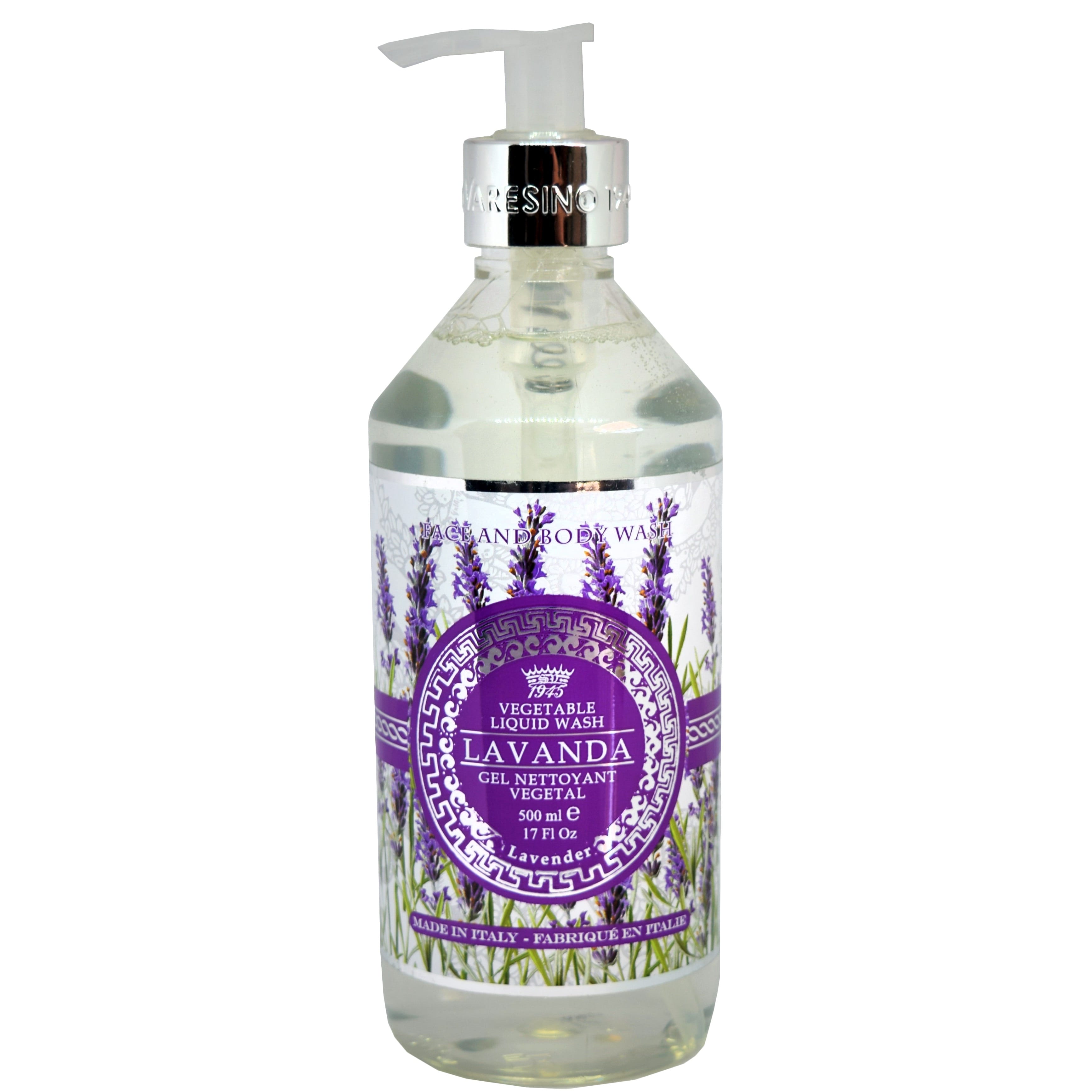 Saponificio Varesino Hand- en Body Wash Lavender 500ml - 1.1 - SV-S1353