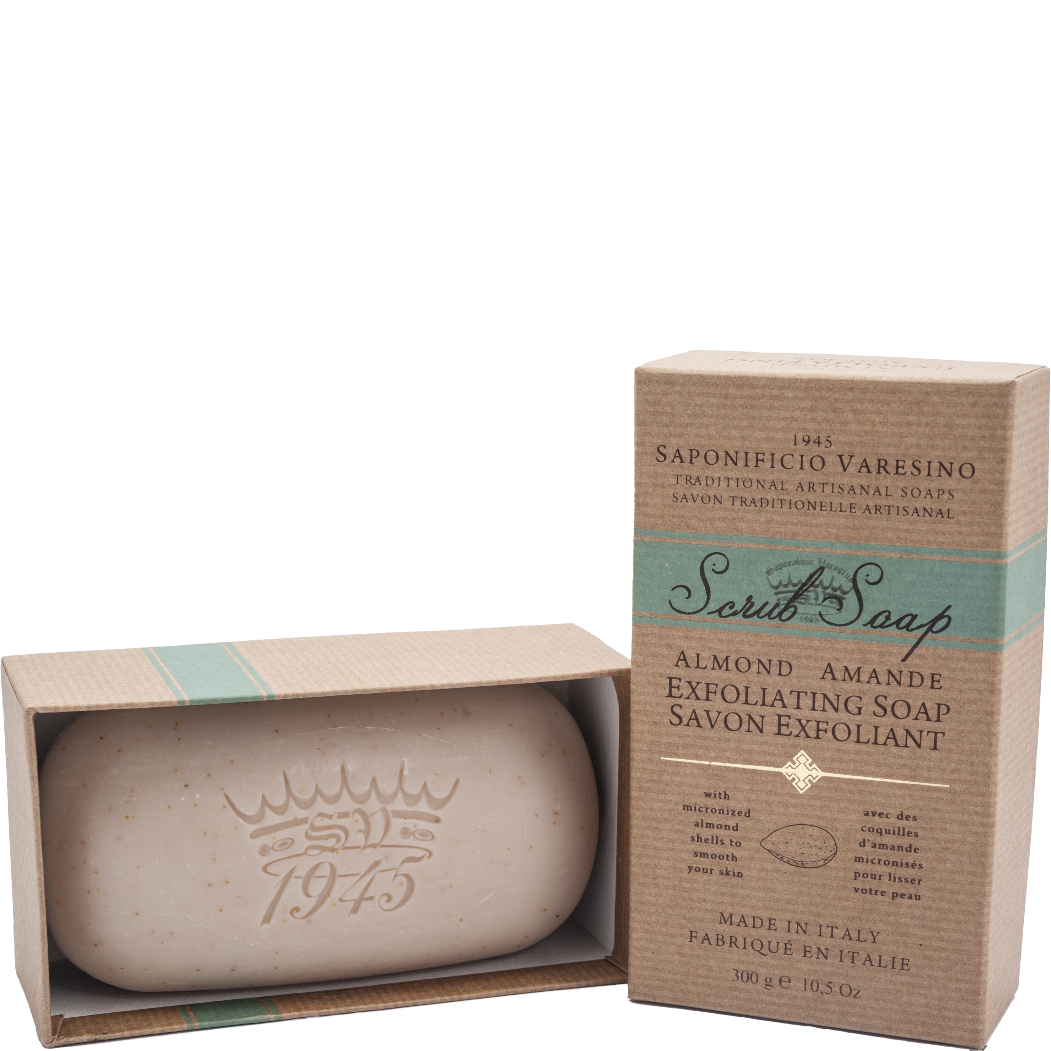 Saponificio Varesino Hand- en Body Scrub Soap Almond 300g - 1.1 - SV-S1163V