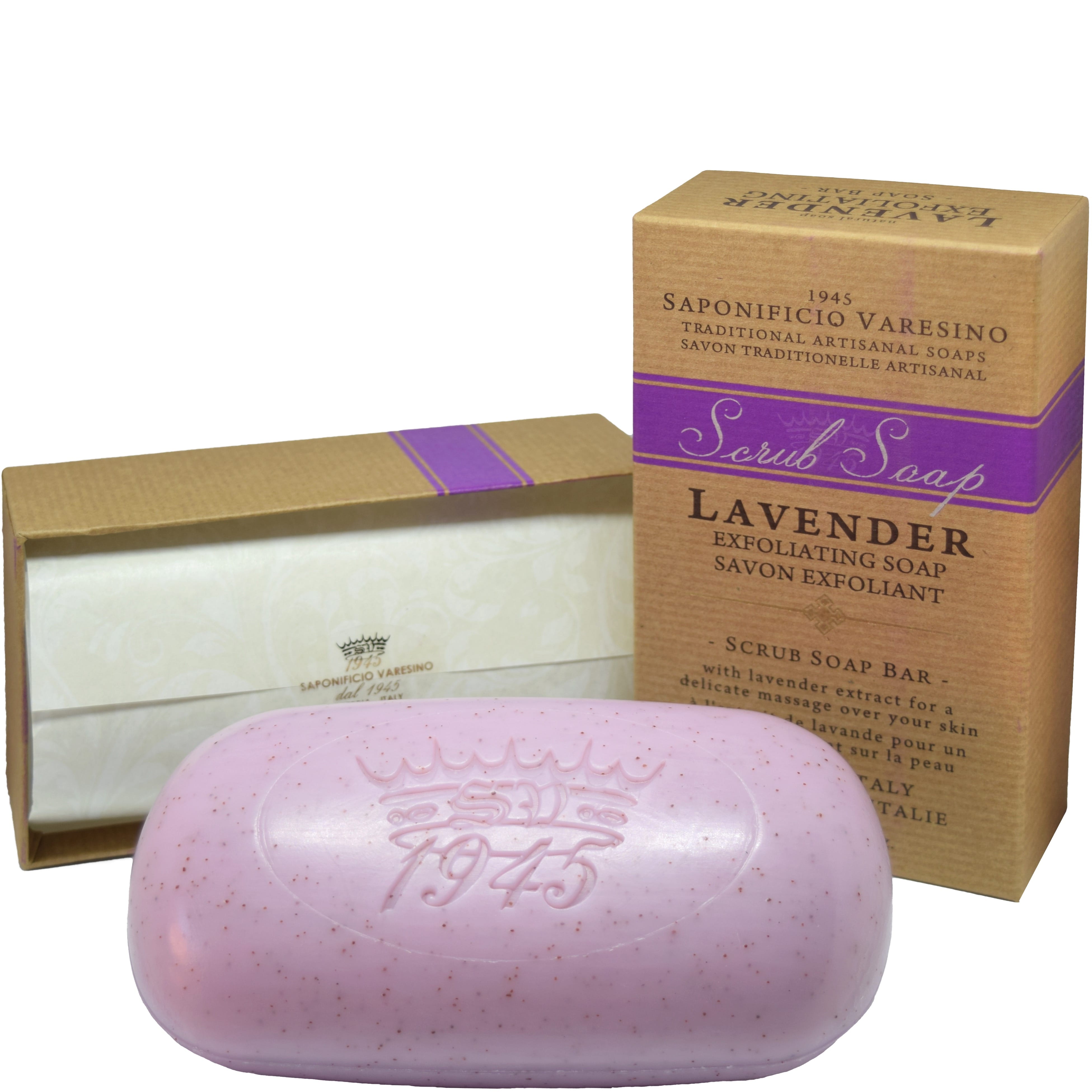 Saponificio Varesino Hand- en Body Scrub Soap Lavander 300g - 1.1 - SV-S1502V