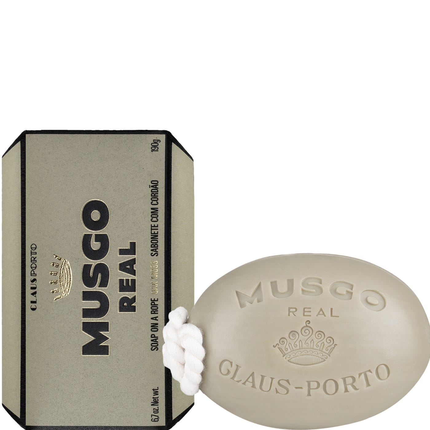 Musgo Real Soap on a Rope Oak Moss 190gr - 1.1 - MR-199CC002