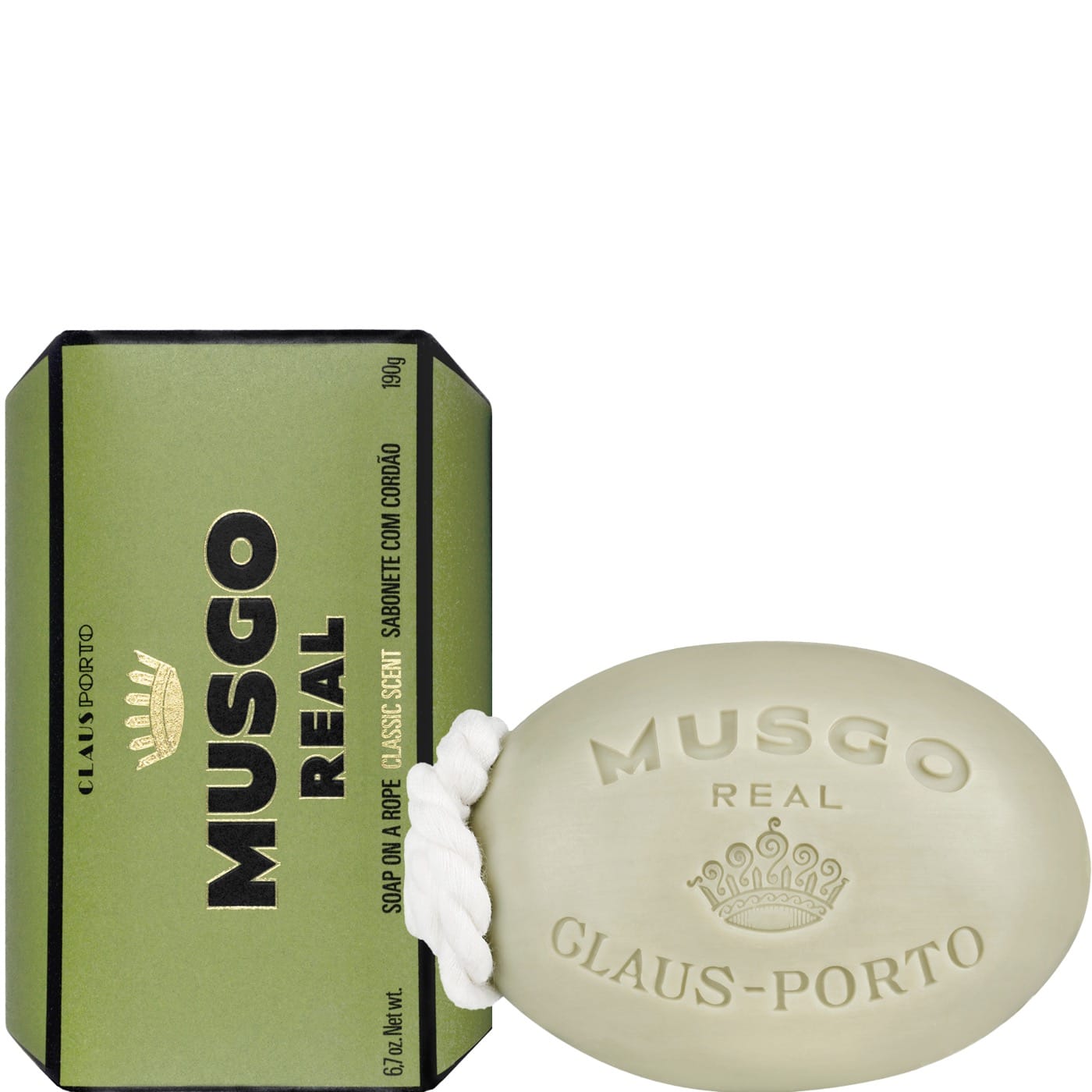 Musgo Real Soap on a Rope Classic Scent 190gr - 1.1 - MR-199CC