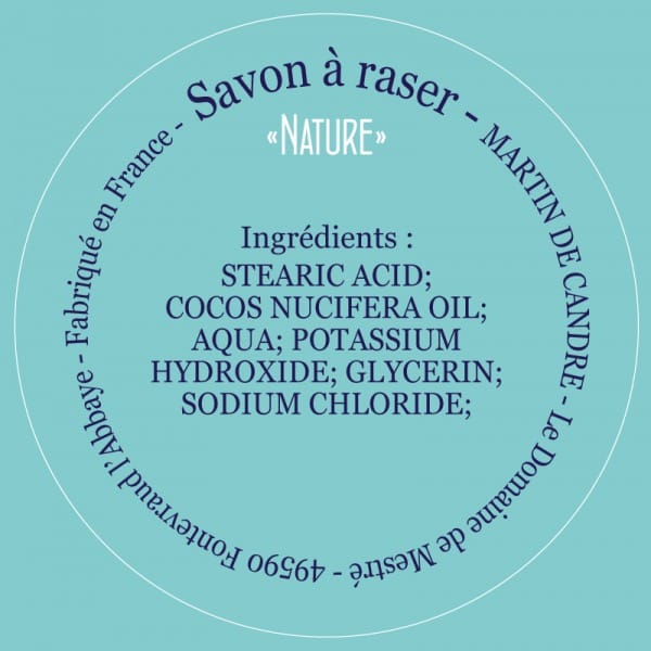 Scheerzeep Martin de Candre Nature 50ml - 1.3 - MC-50SAR-NAT