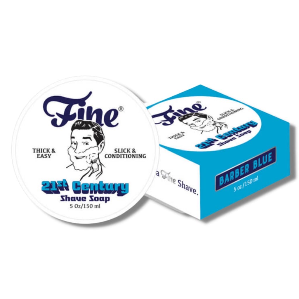 Fine Scheerzeep Barber Blue 21st century 150ml - 1.3 - FA-05477