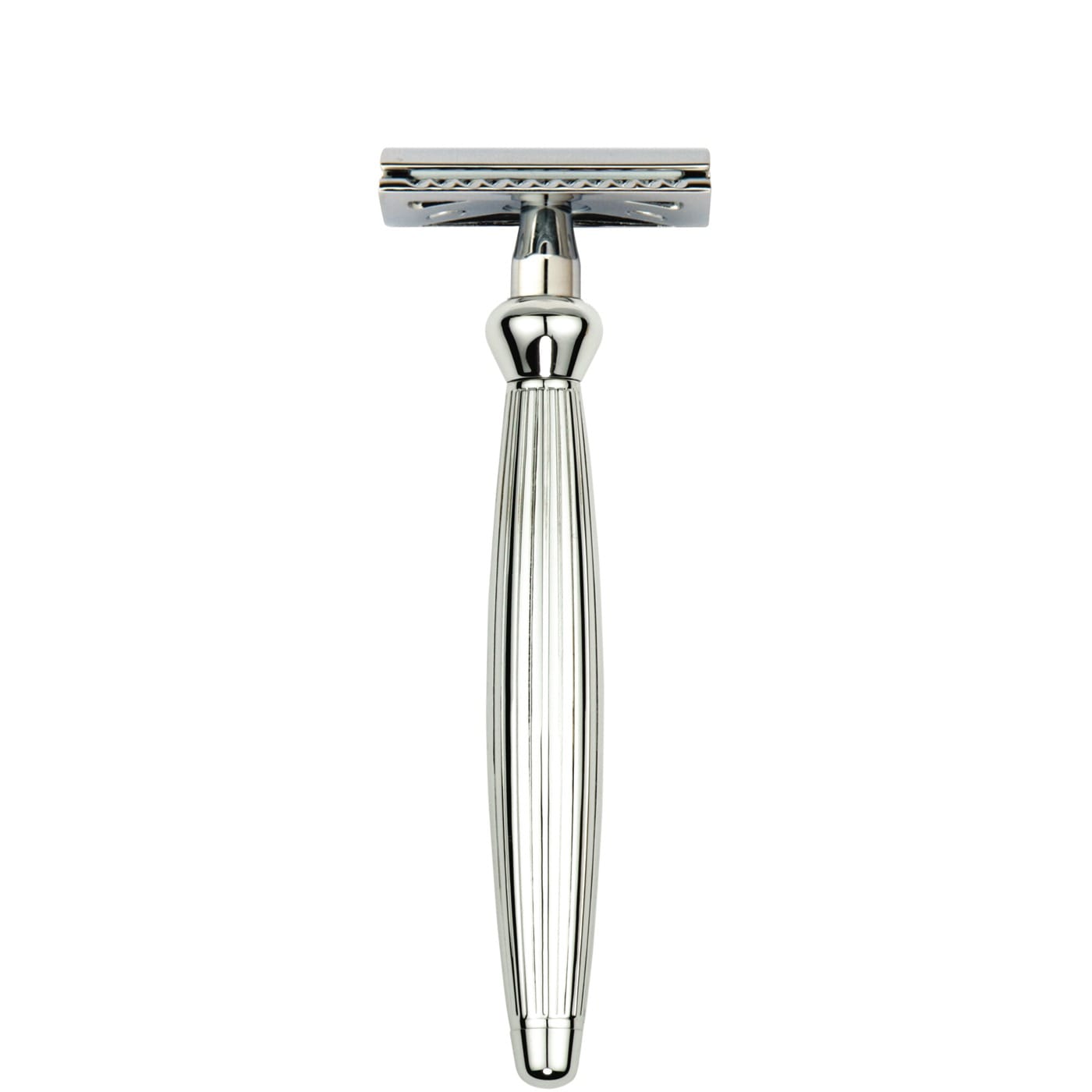 Edwin Jagger Safety Razor Bulbous Lined Chroom - 1.1 - EJ-BLISR