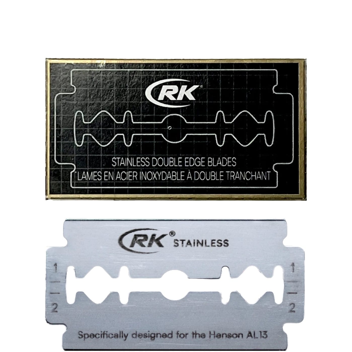 RK Stainless Double Edge blades - 1.1 - DEB-RK-STAINLESS
