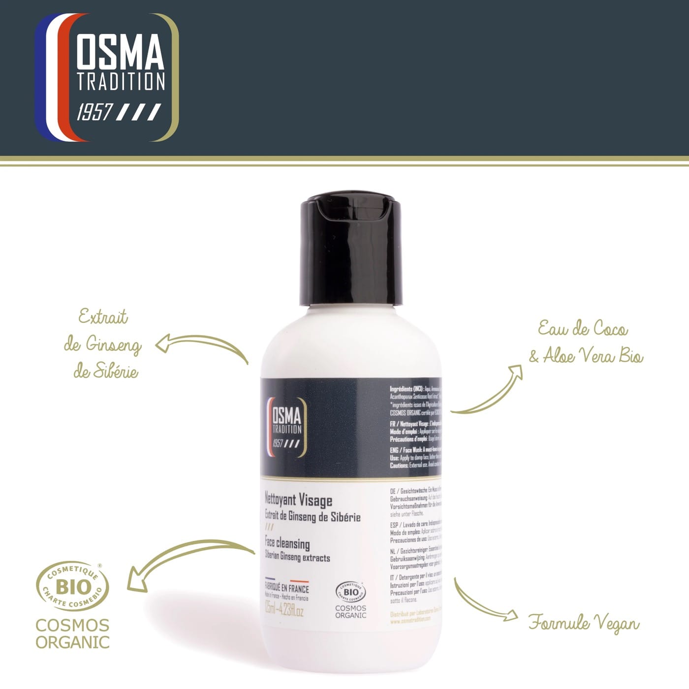 Osma Face Wash Gel Tradition 125ml - 1.2 - OLT-480992