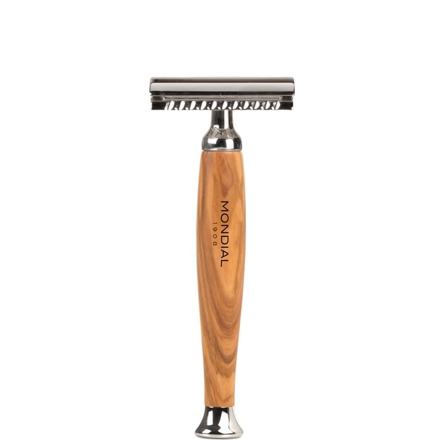 Mondial 1908 Scheermes Safety Razor Oliver Olijfhout - 1.1 - RAZ-OLIV-SAF