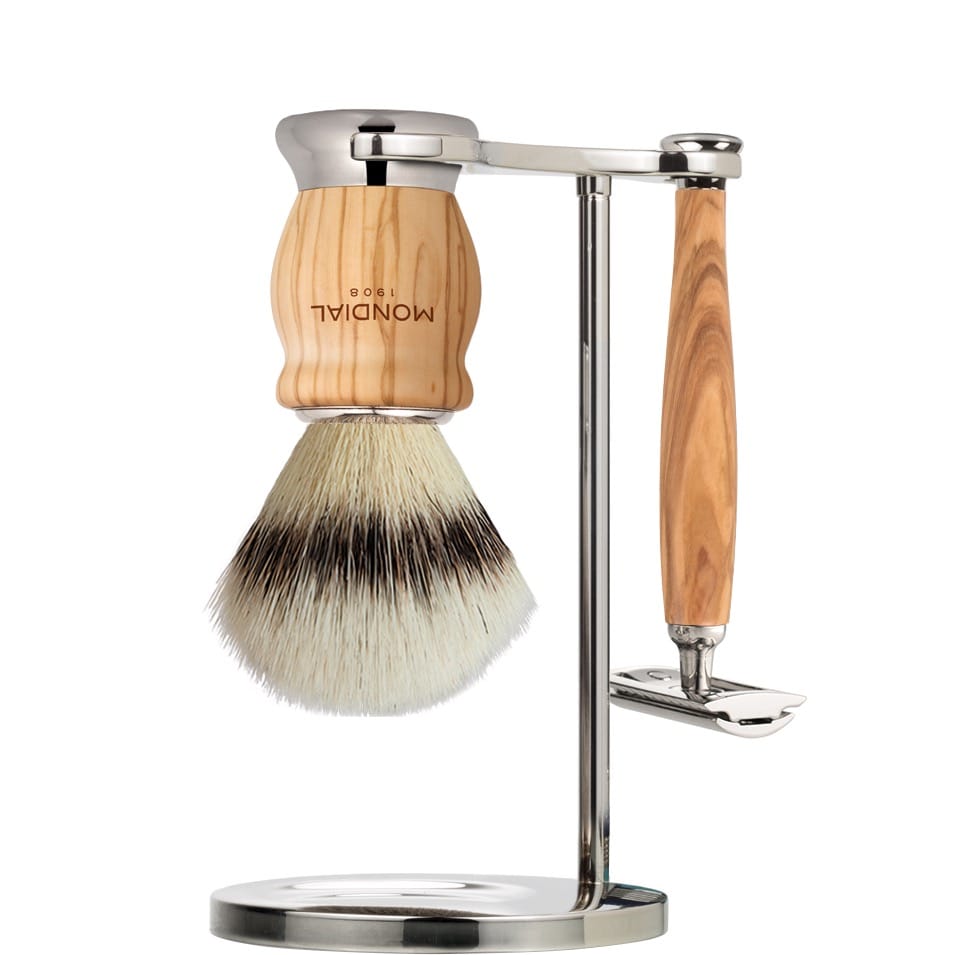 Scheerset Oliver Safety Razor - Eco Fibre - Olijf