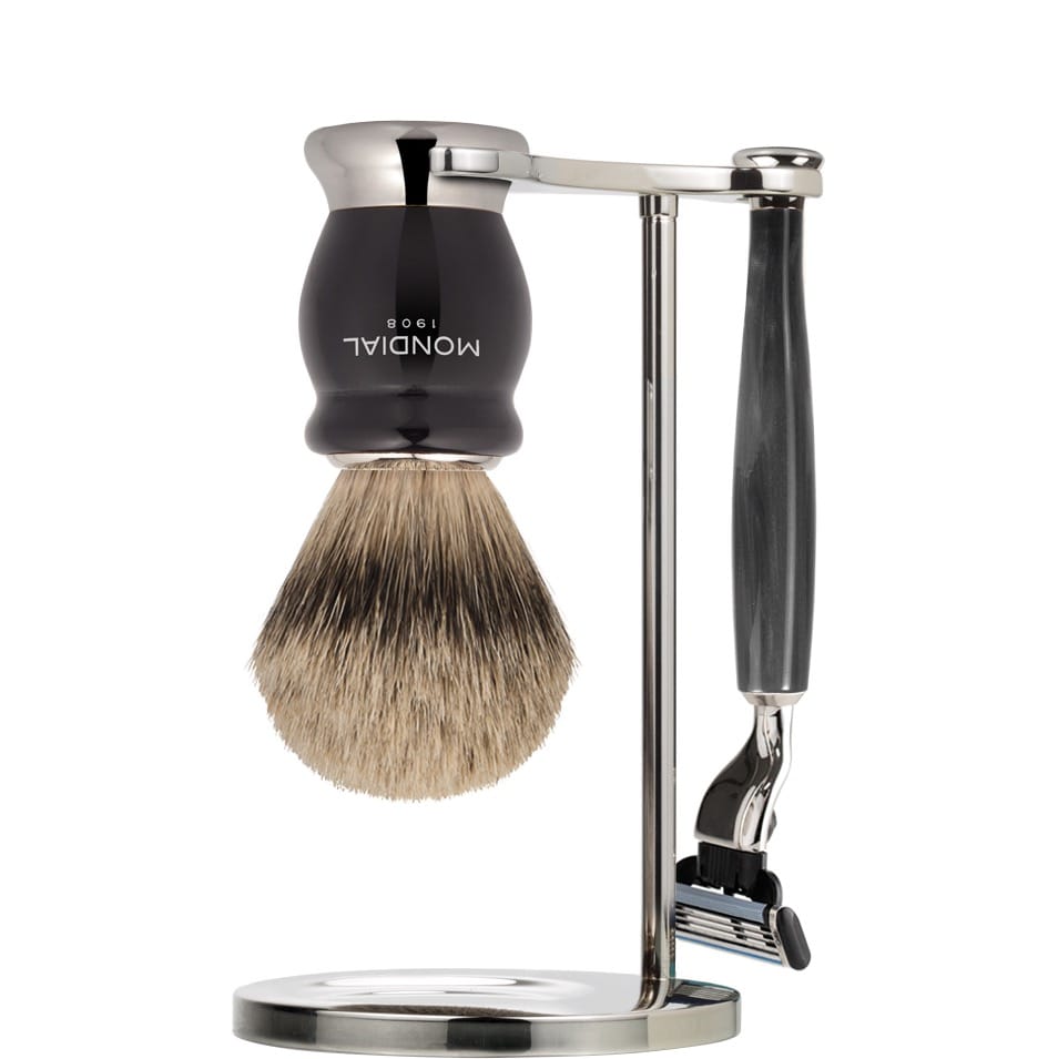 Scheerset Moxon Mach3 - Superbadger Dassenhaar - Black Pearl