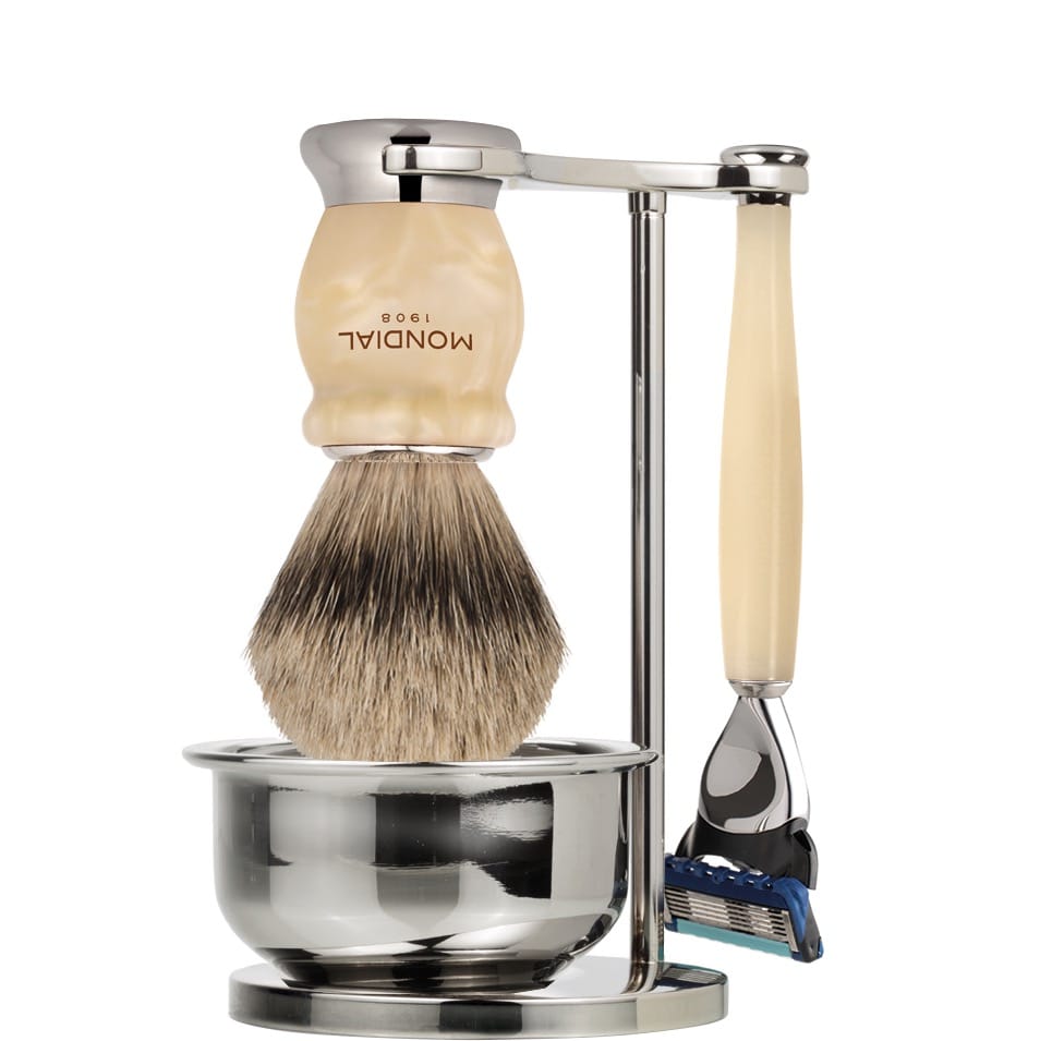 Scheerset & Bowl Hamilton Fusion - Superbadger Dassenhaar - Ivory Pearl