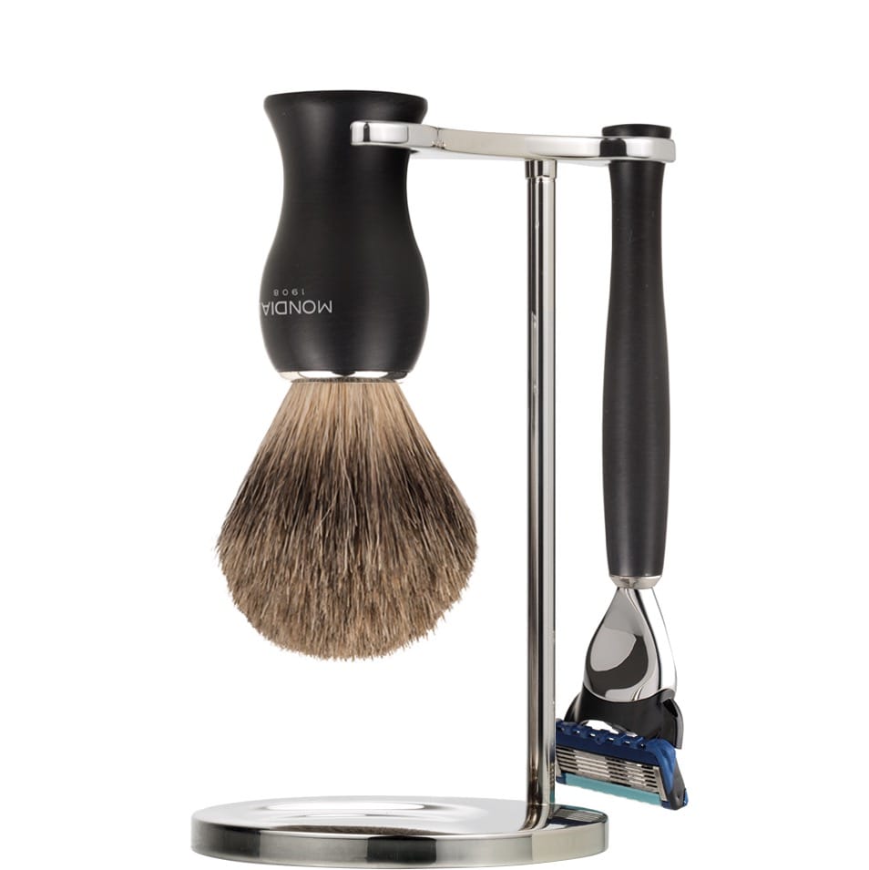 Scheerset Panther Fusion - Fijndashaar - Mat-Zwart