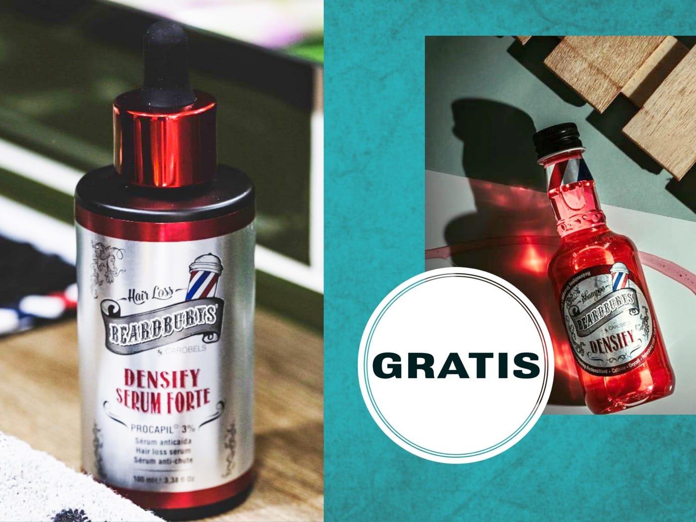 Gratis Shampoo Densify 300ml bij Haarserum Densify Forte Procapil