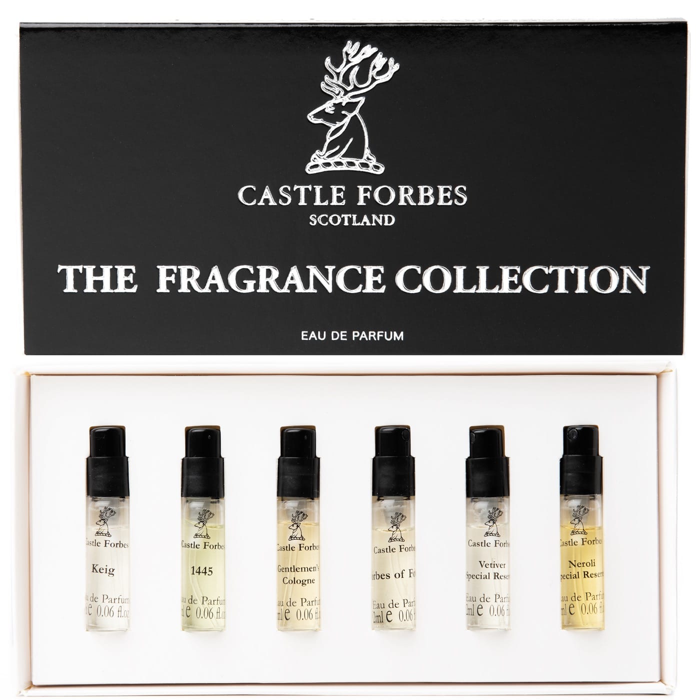 The Fragrance Collection Eau de Parfum discovery set (6x2ml)