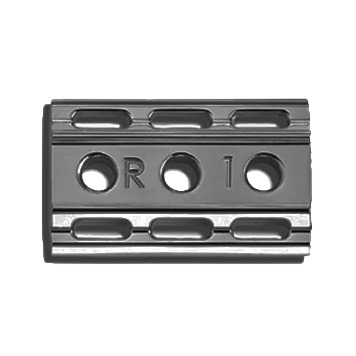 Losse safety razor plate 1-3 Gun Metal