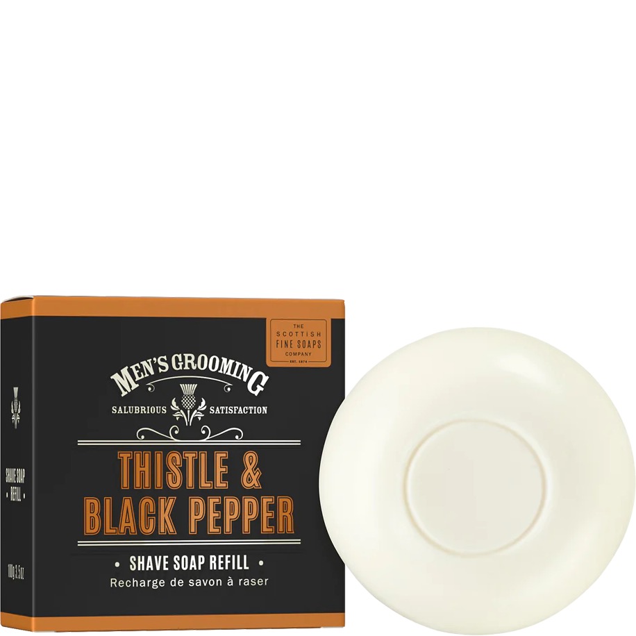 Scheerzeep navulling Thistle & Black Pepper
