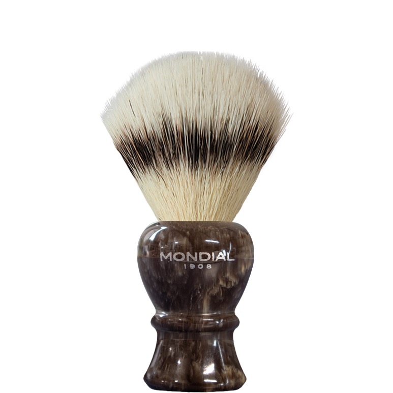 Scheerkwast Rexton Silvertip Fibre - Brown Marble