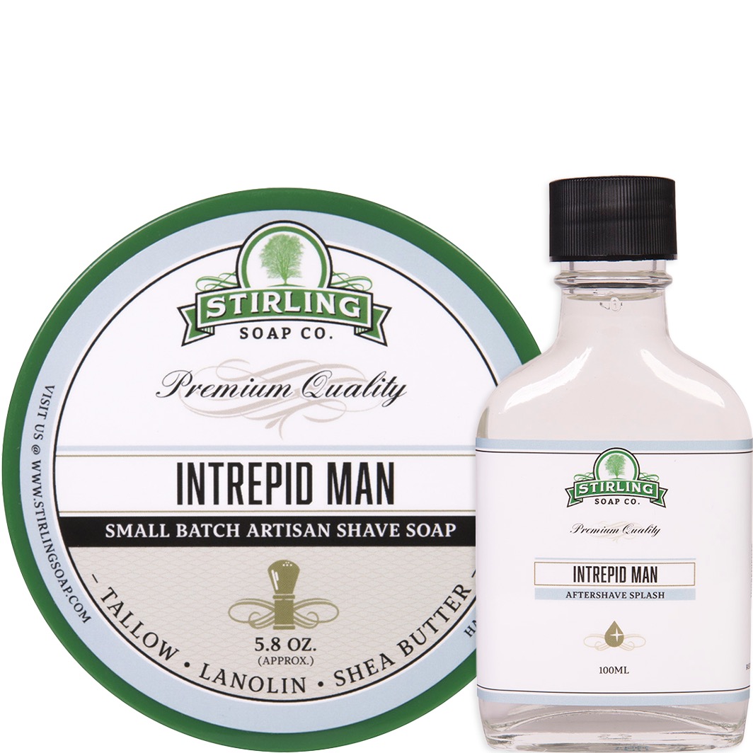 Scheerzeep & Aftershave splash Intrepid Man