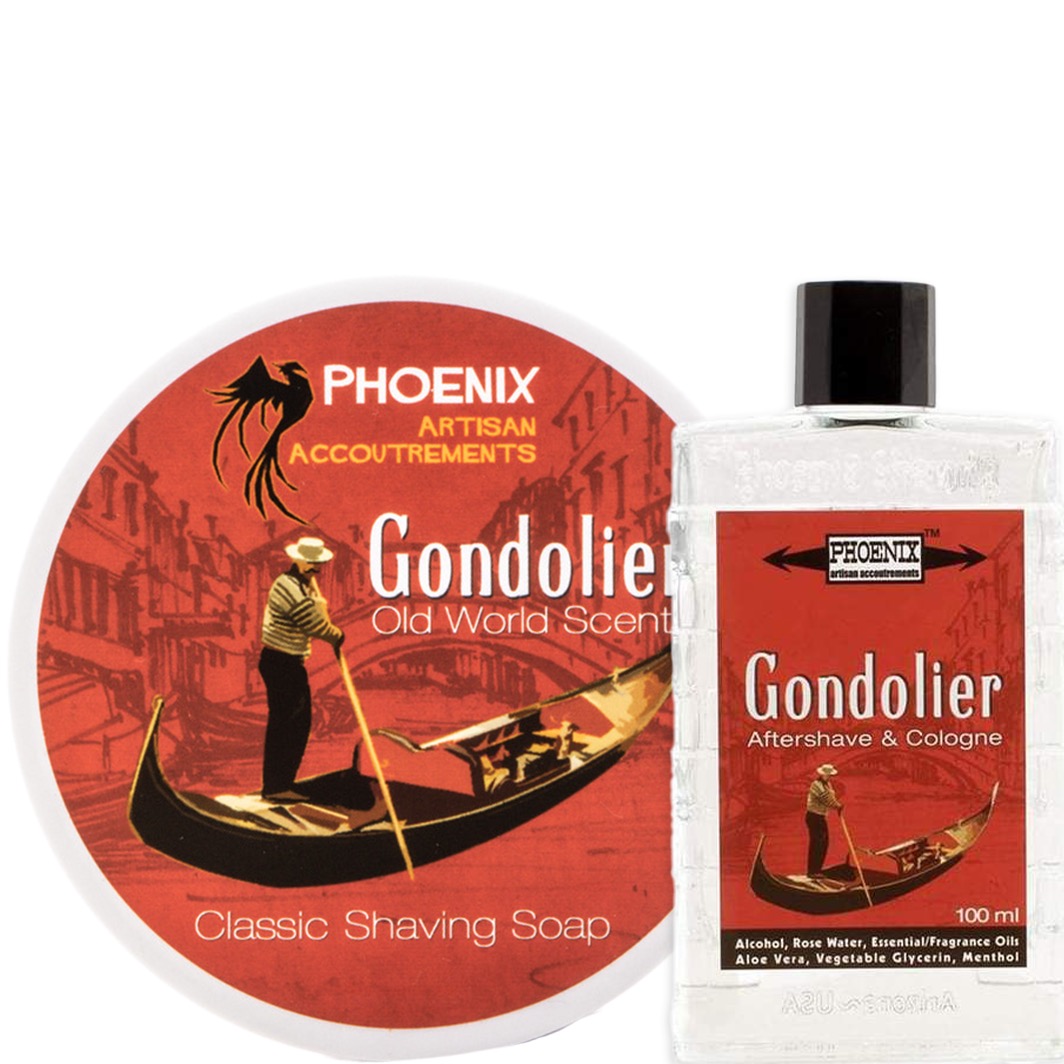 Duo Set Scheerzeep & aftershave Gondolier