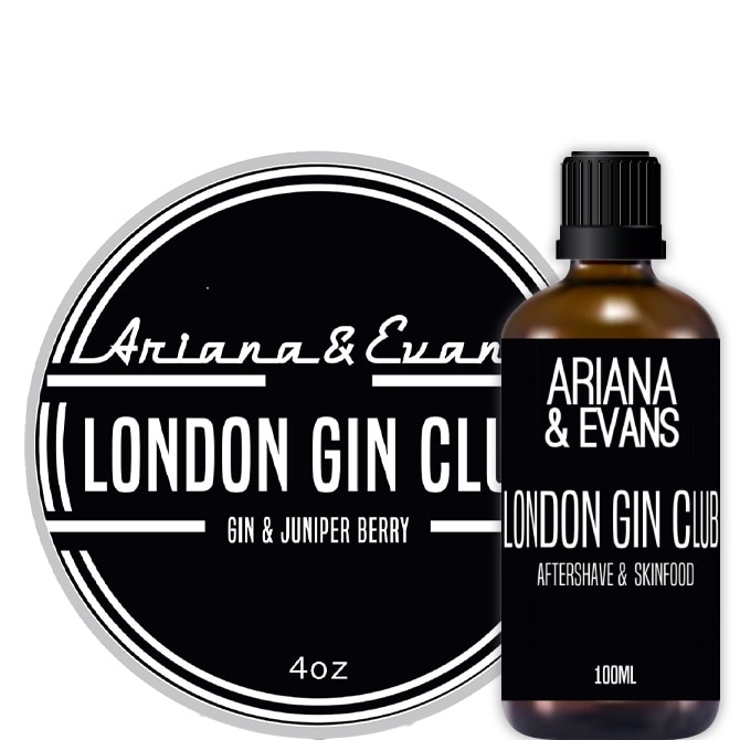 Duo Set Scheerzeep & aftershave London Gin Club