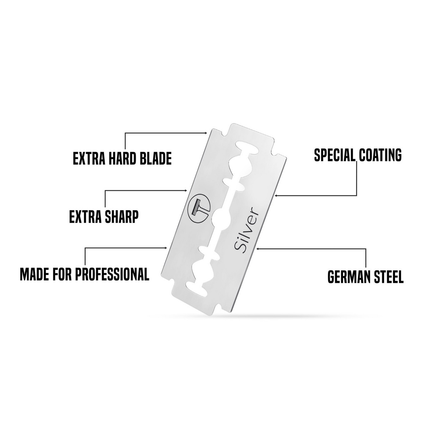 Double Edge Blades Silver