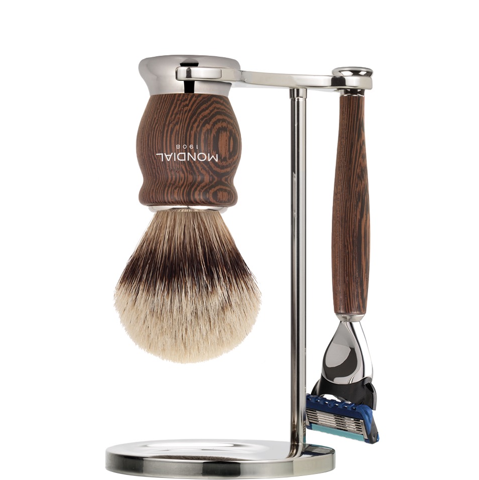 Scheerset Hero Fusion - Silvertip Dassenhaar - Wengé