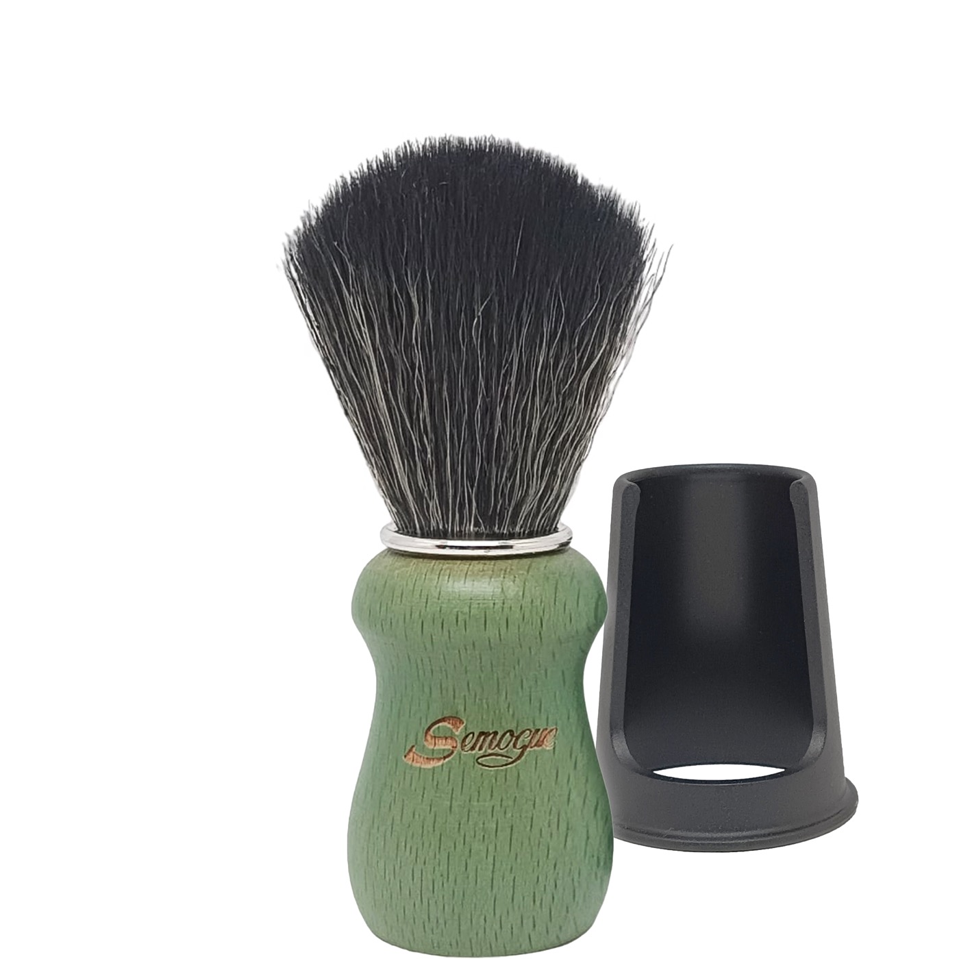 Scheerkwast Pharos Black Fibre incl. basic houder - ocean green
