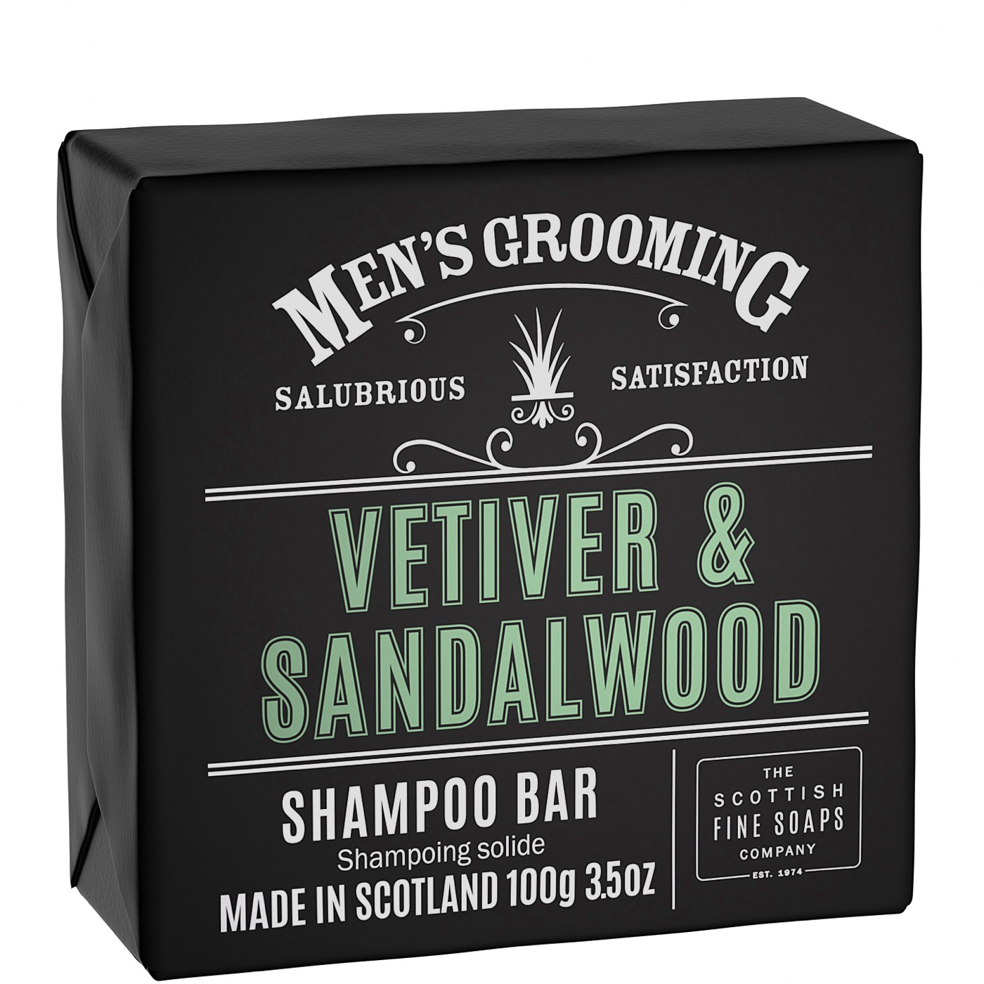 Shampoo bar Bar Vetiver & Sandalwood - normaal haar & hoofdhuid