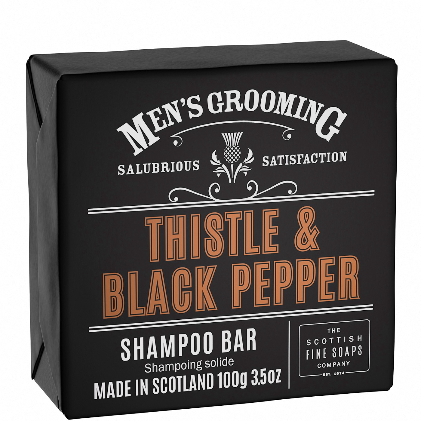 Shampoo bar Bar Thistle & Black Pepper - normaal haar & hoofdhuid