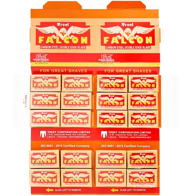 Grootverpakking Double Edge Blades Falcon