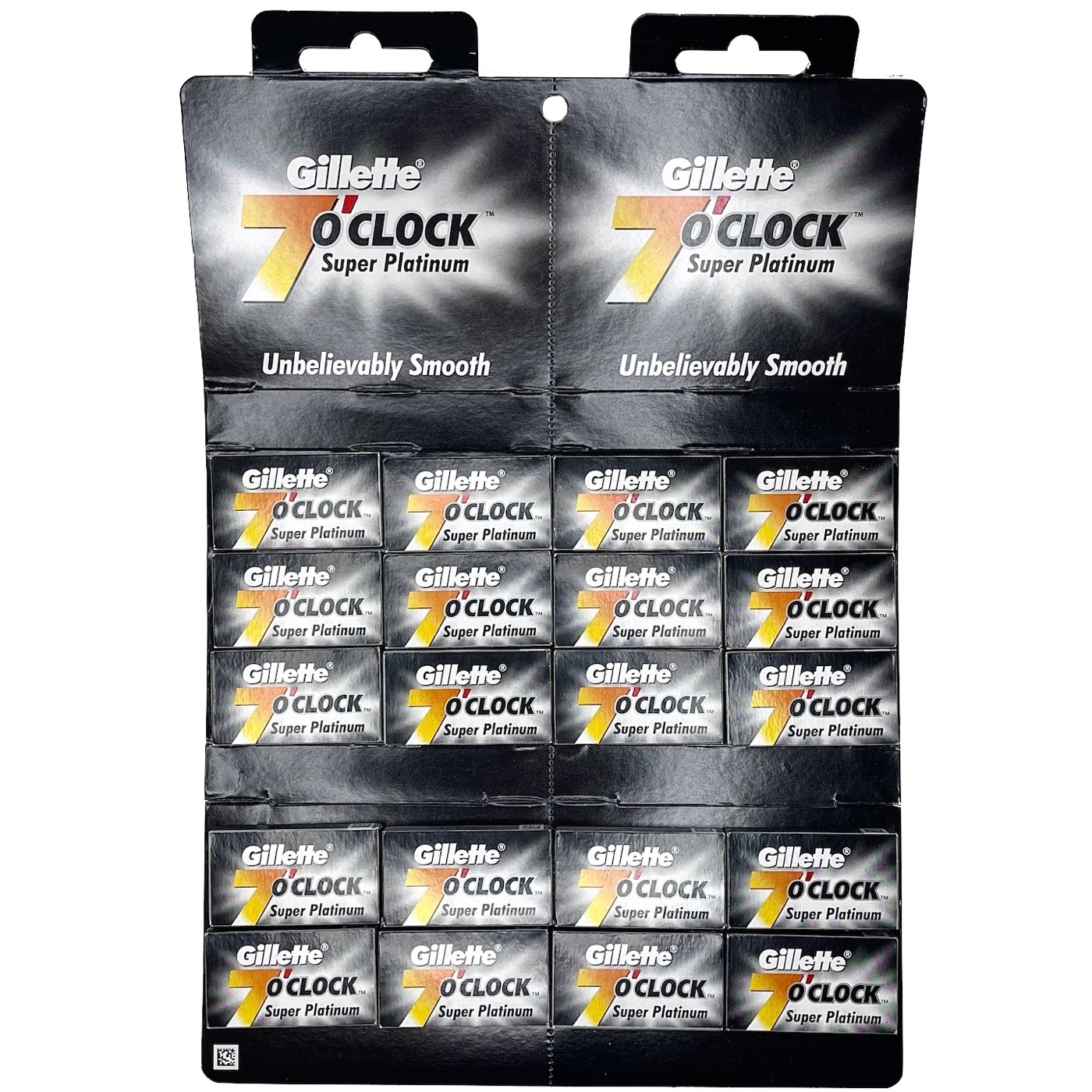 Grootverpakking Double Edge Blades 7 o'clock Super Platinum