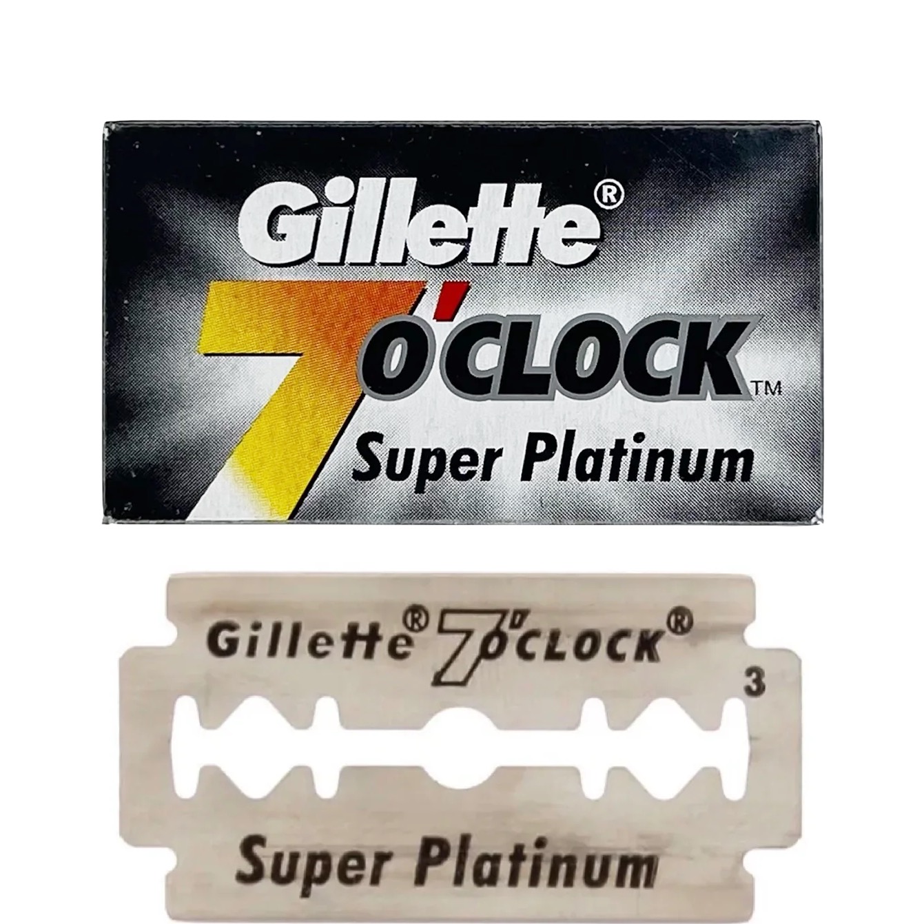 Double Edge Blades 7 o'clock Super Platinum