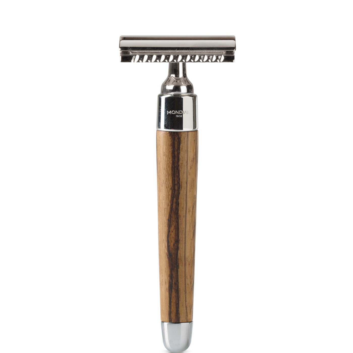 Sphaera Scheerset Safety Razor - Silvertip Dashaar - Zebrano 