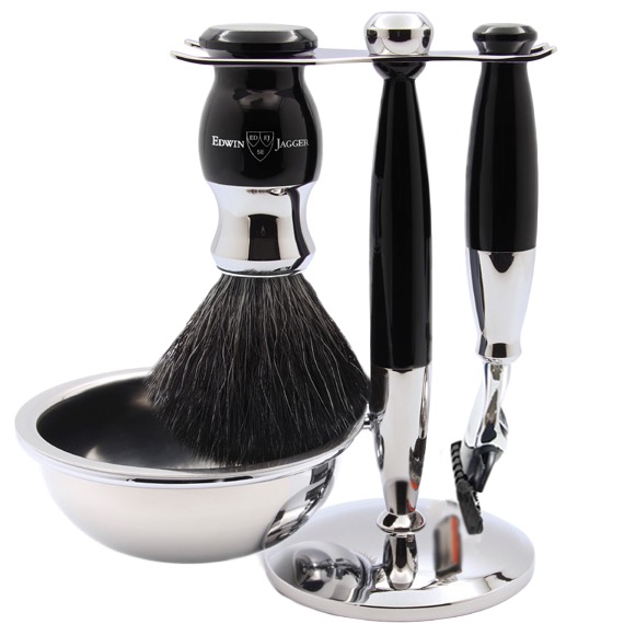 Scheerset met bowl Diffusion 37 - Fusion - Fibre - Black