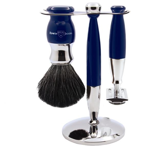 Scheerset met bowl Diffusion 37 - Safety Razor - Fibre - Dark Blue