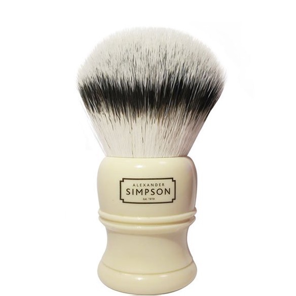 Scheerkwast Simpsons Trafalgar T2 - Silvertip Fibre - ivoor