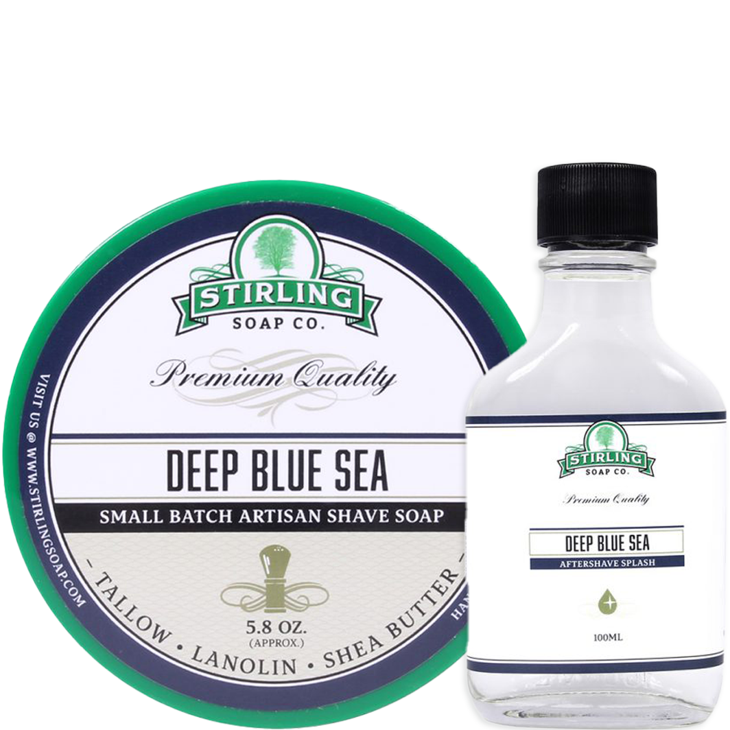 Scheerzeep & Aftershave splash Deep Blue Sea