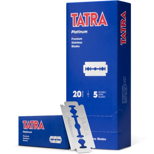 Grootverpakking Tatra Double Edge Blades Platinum