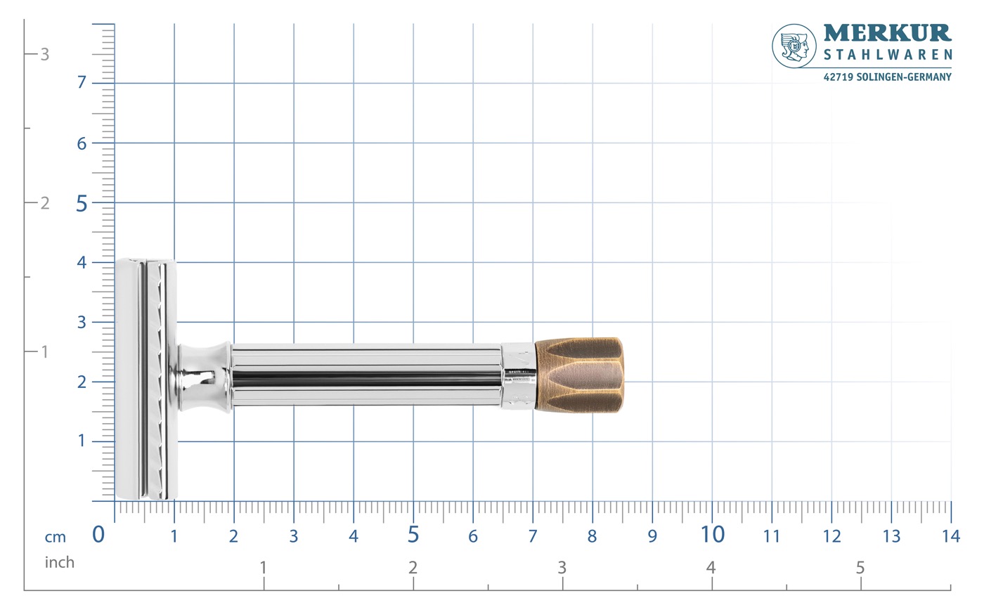 Safety Razor Adjustable - Progress 500 Messing
