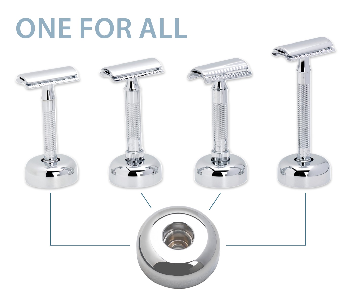 Houder voor Safety Razor Chrome
