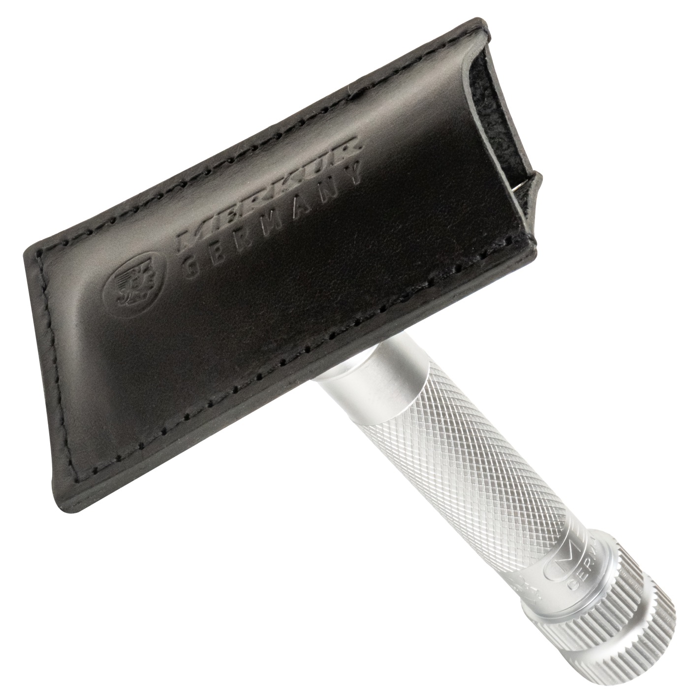 Razor Cover Zwart leder