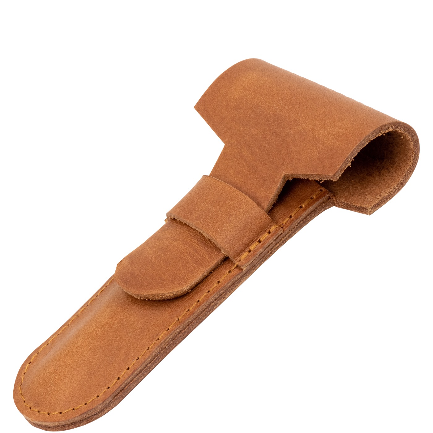 Bruin leder Etui maat S