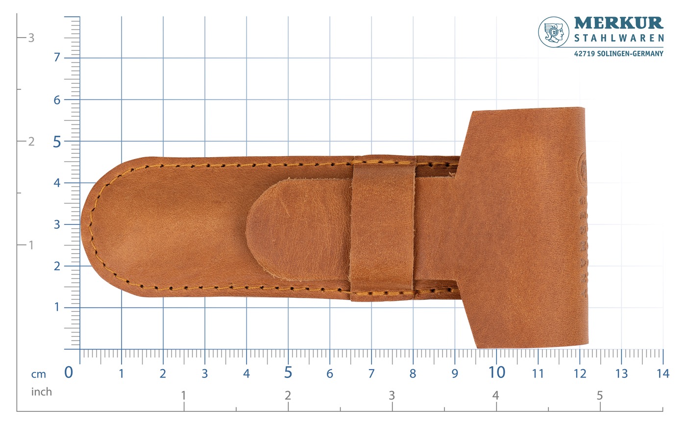 Bruin leder Etui maat S