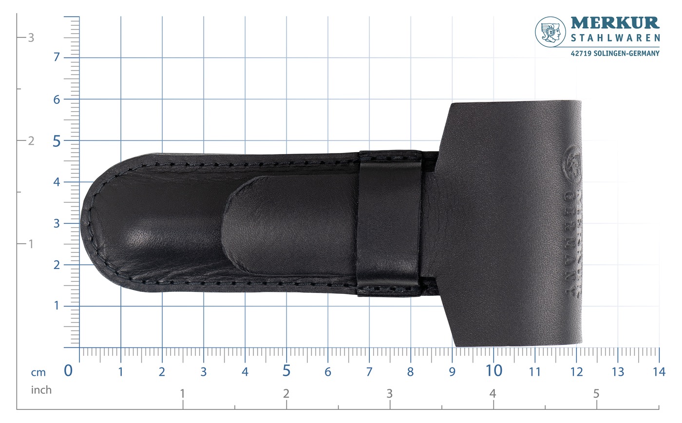 Zwart leder Etui maat S