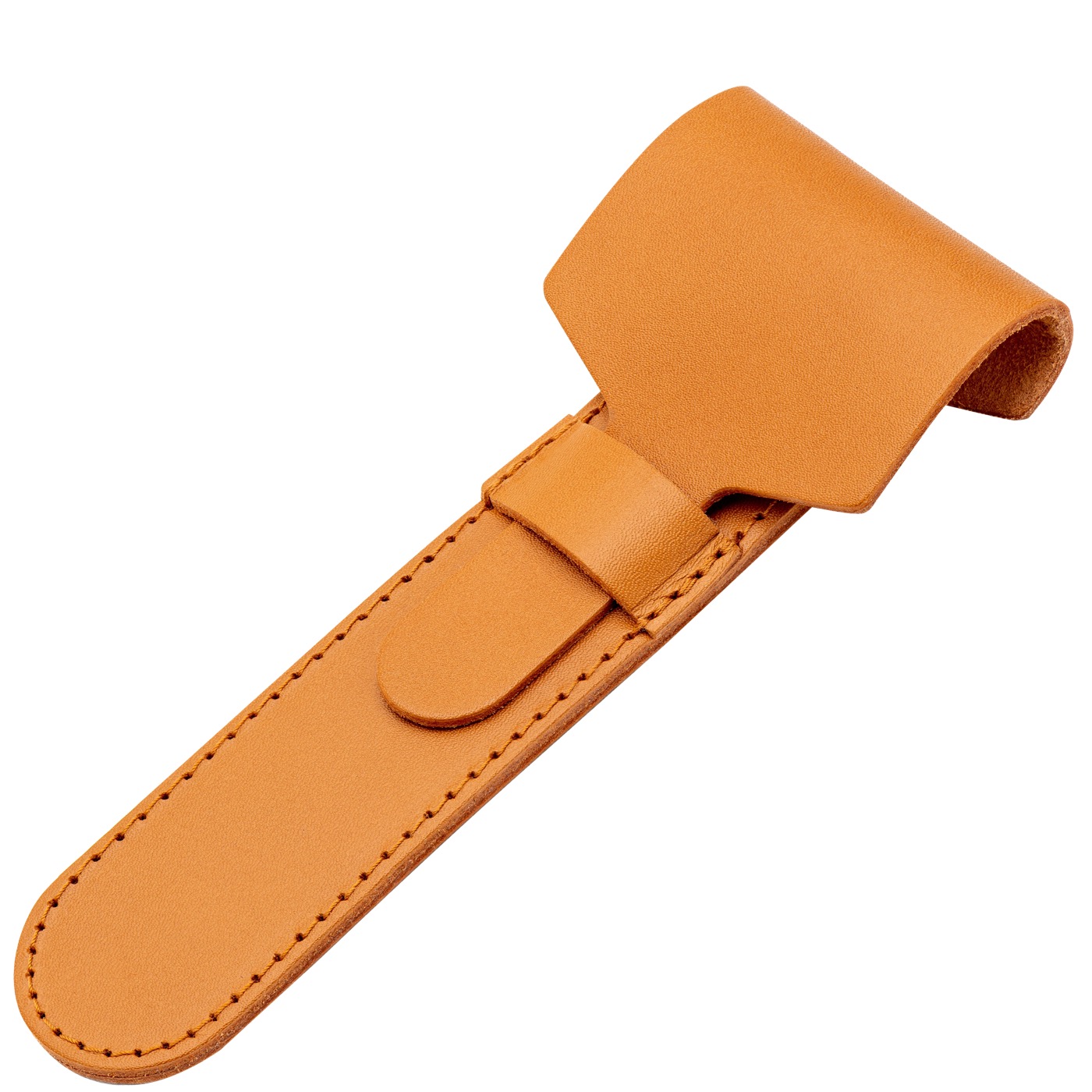 Bruin leder Etui maat L