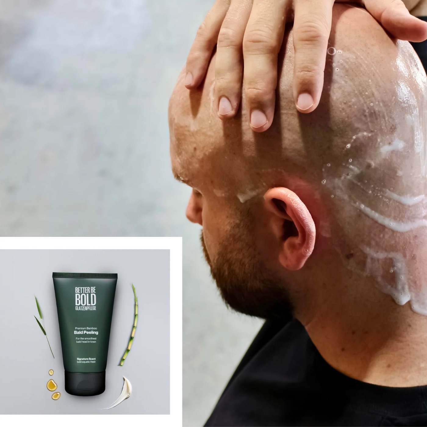Solid Bald Head Peeling