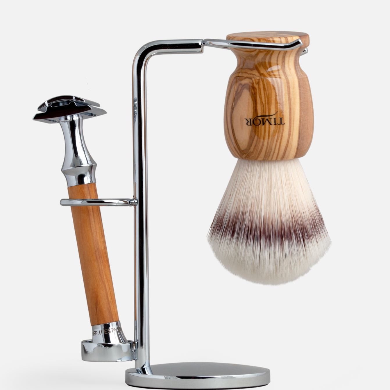 Houder voor scheerkwast & scheermes