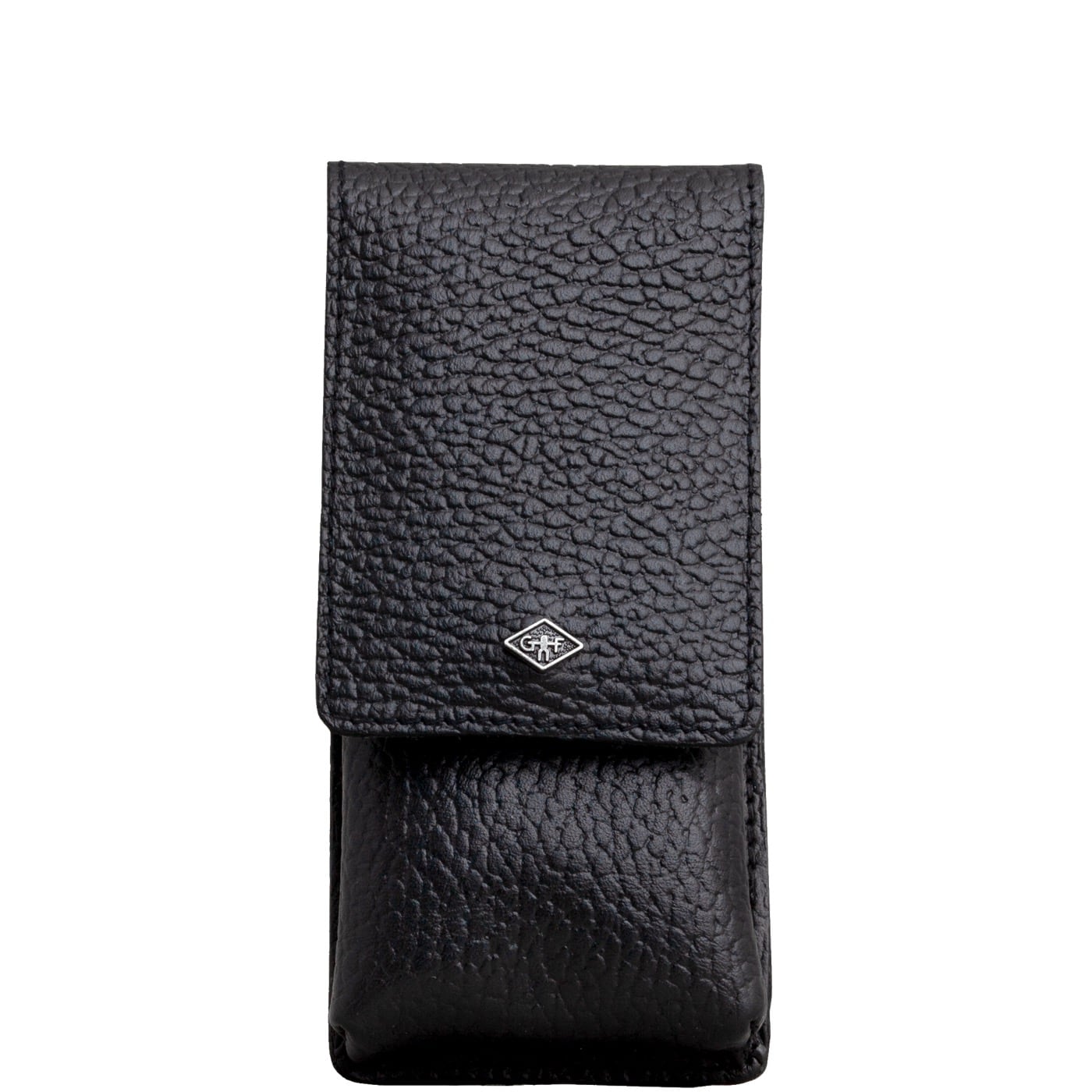 Scheeretui Safety Razors & Blades - zwart rundleder