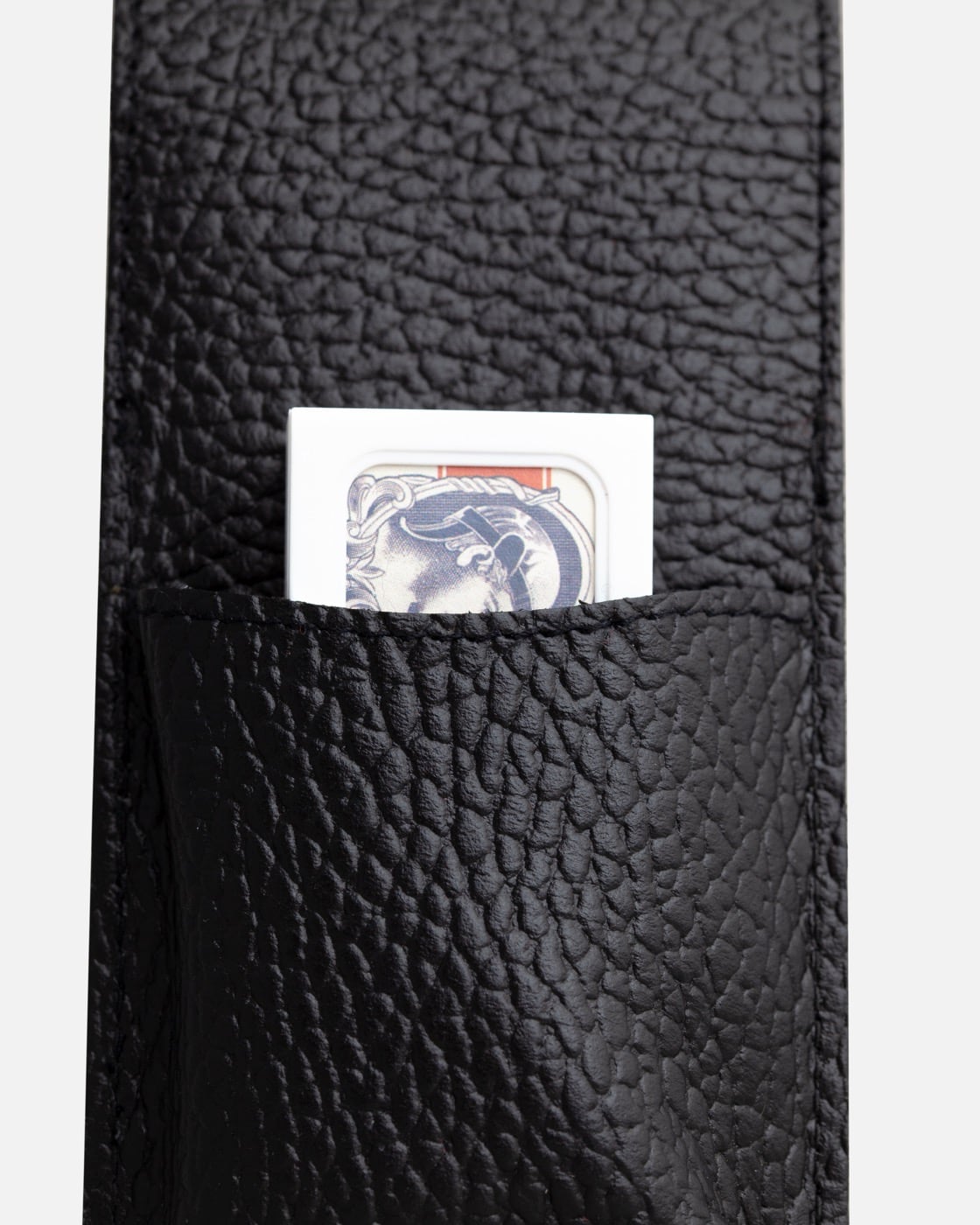 Scheeretui Safety Razors & Blades - zwart rundleder