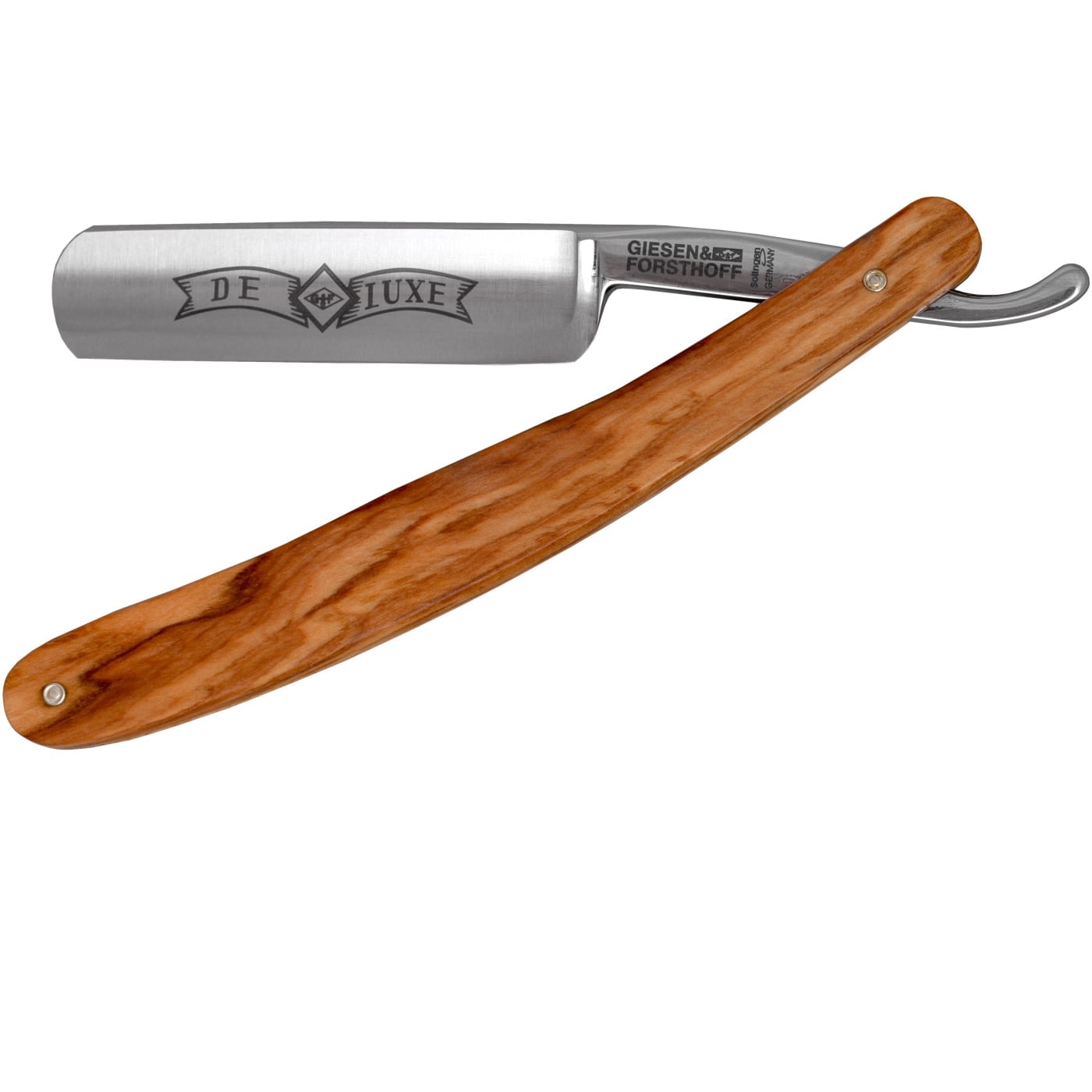 Open Scheermes 6/8" - Deluxe - Olijfhout